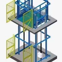四川德陽(yáng)綿陽(yáng)液壓導(dǎo)軌貨梯升降機(jī)電梯
